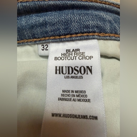 Hudson Blair high-rise bootcut crop. Size 32. Great condition. Light blue. - Picture 8 of 10